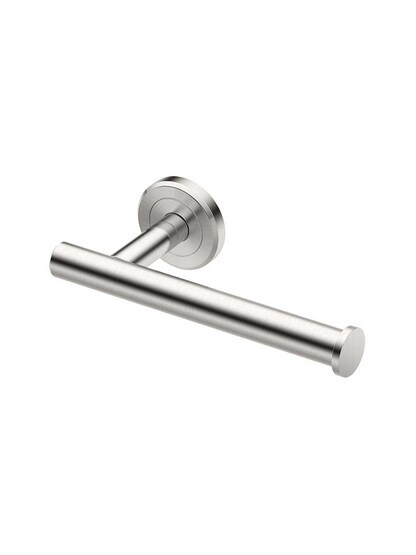 Latitude Euro Toilet Paper Holder in Satin Nickel.